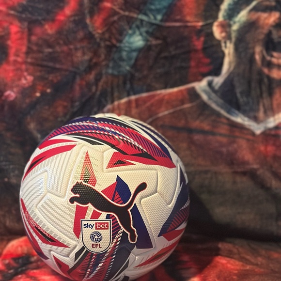 Puma EFL Pro Soccer Ball - Red, Blue, White - Picture 1 of 8